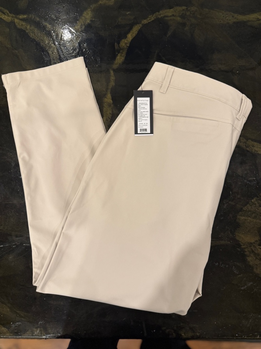 RHONE Men's Chinos in Light Tan - Picture 3 of 3